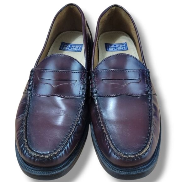 Nunn Bush Shoes Size 11.5M US Nunn Bush Moc Toe Penny Loafer Leather Dress Shoes - Picture 3 of 10